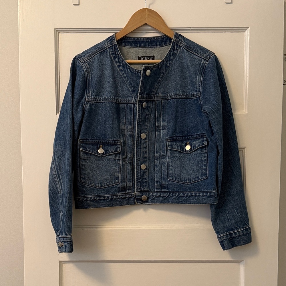 J. Crew Classic Blue Denim Jacket